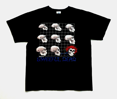 Grateful Dead Shirt T Shirt 1993 Bertha Skull Roses Evolution