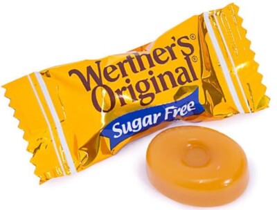 WERTHER's original SUGAR FREE CARAMELS HARD CANDIES~LIMITED VALUE BULK BAG PRICE