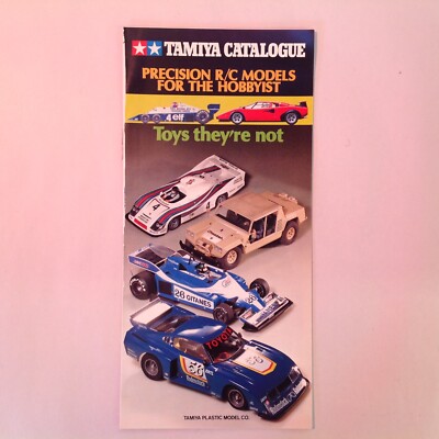 Vtg 1970's Color Tamiya Catalogue Precision R/C Models for the Hobbyist Scale
