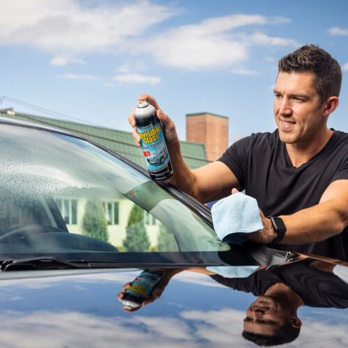 STONER INVISIBLE GLASS CLEANER AEROSOL -STREAK FREE GUARANTEED -FREE GLASS CLOTH - Picture 6 of 6