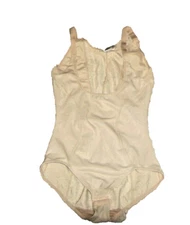 FLEXEES Beige All In One Full Torso Under bust Shaper Shapewear 2656 Size Large