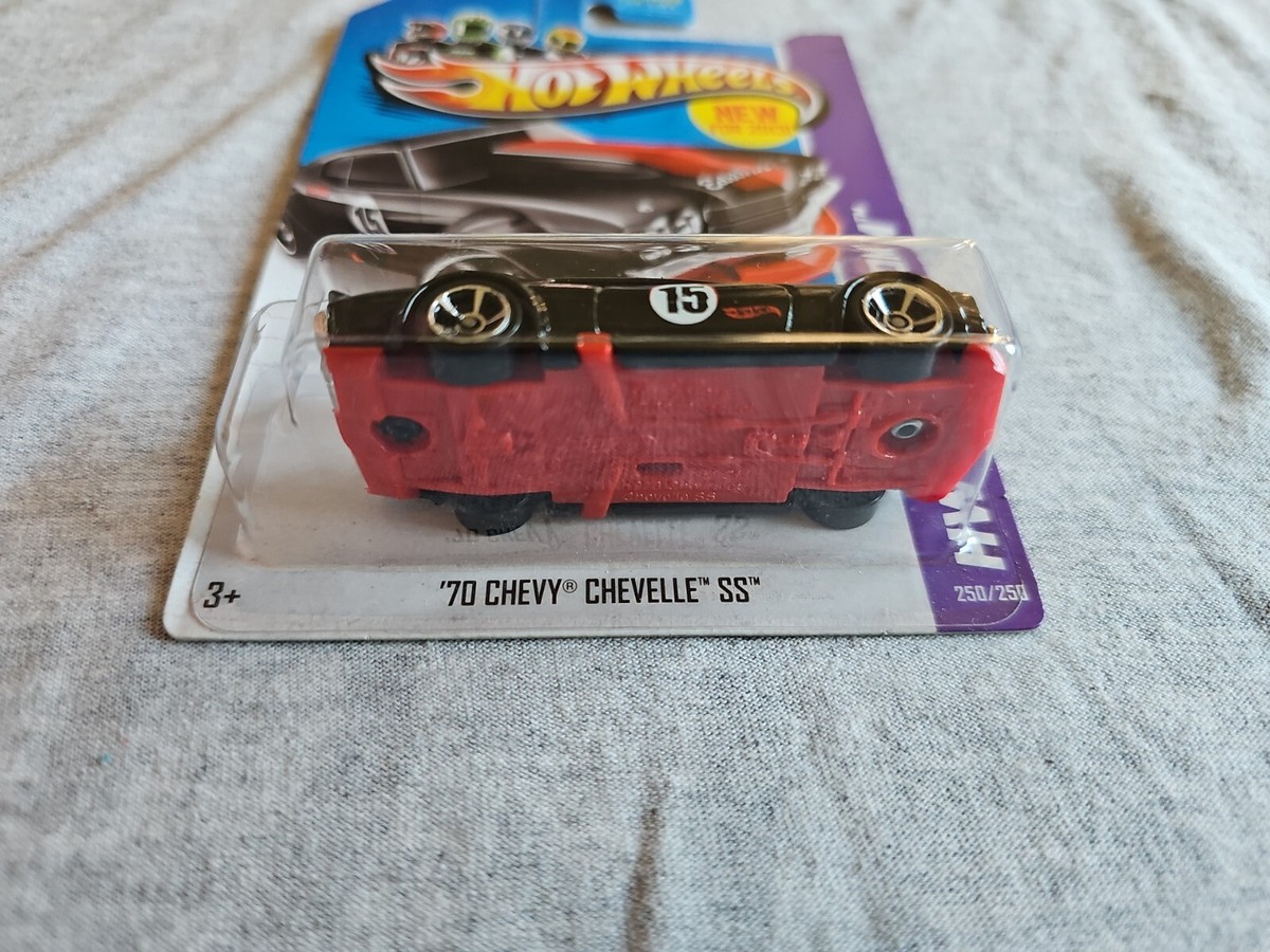 2013 Hot Wheels '70 CHEVY CHEVELLE SS Black 250/250 LITTLE BEND
