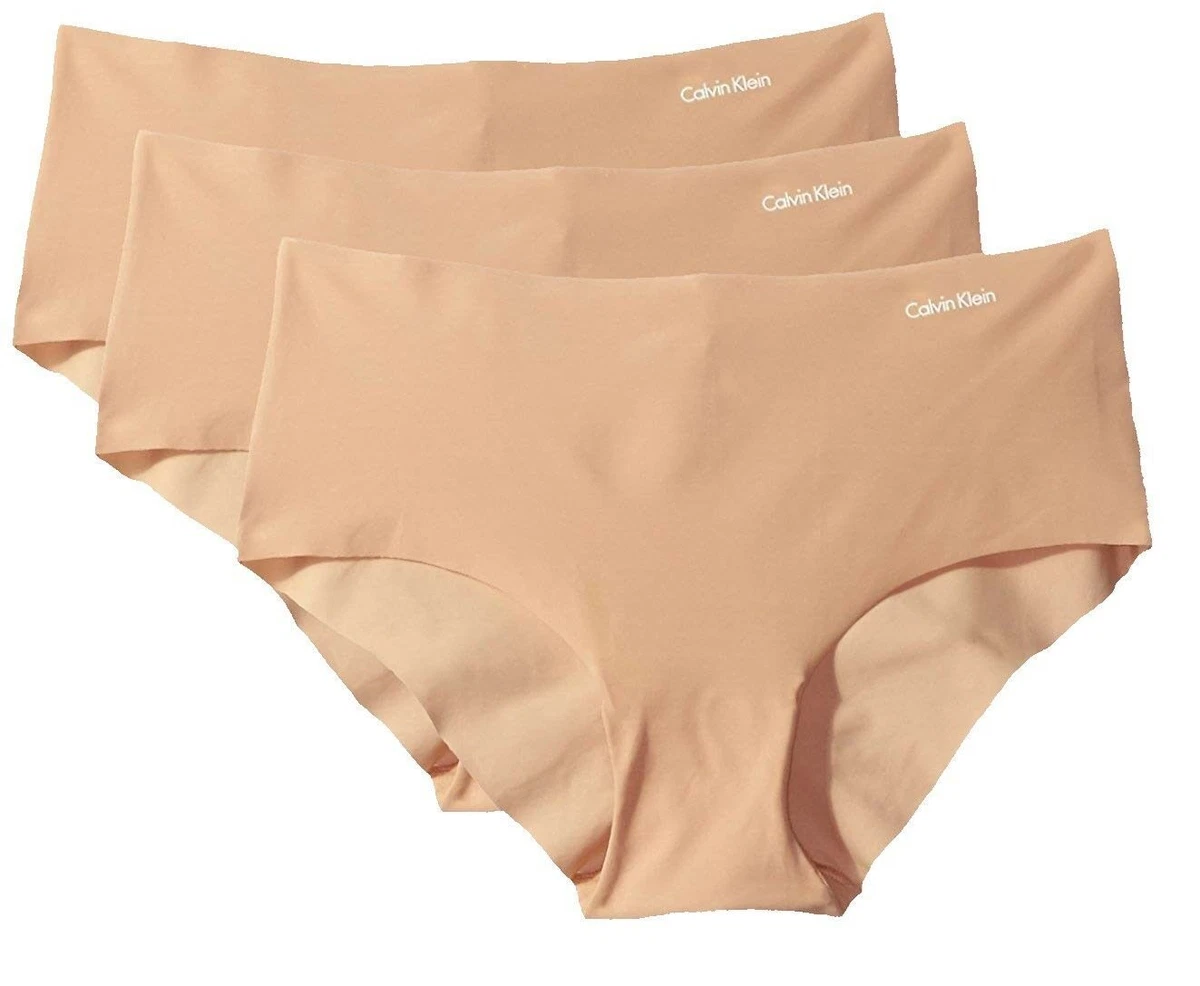 Calvin Klein 3 Pack Invisibles Hipster Panty - QD3559 MSRP $35.00