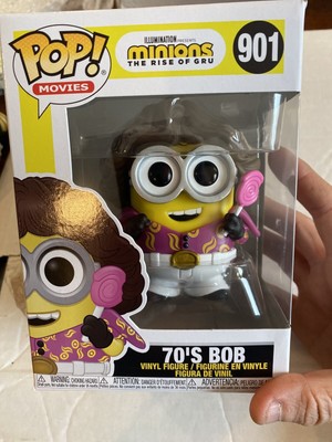 FUNKO POP! MOVIES Minions Rise of Gru #901 70's Bob Vinyl Figure 889698478014 | eBay