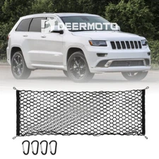 Rear Trunk Envelope Style Cargo Net Storage For Jeep Grand Cherokee 1999-2024