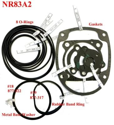 CoFast® High Quality O-Rings, Gaskets Rebuild Kit for Aftermarket Hitachi NR83A2