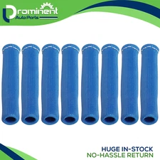 8PC Blue 2500° Spark Plug Wire Boots Protectors Sleeve Heat Shield Cover for SBC