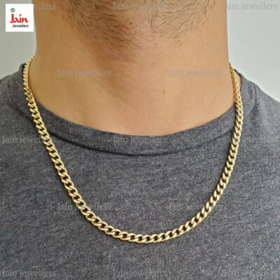 Echt Gold 18 Karat,22 Karat Beschauzeichen Kubanische Verbindung Herren - Bild 1 von 4