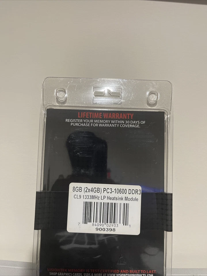 VisionTek PC3-10600 4 GB DIMM 1333 MHz DDR3 Memory (900398) - Image 2 of 2