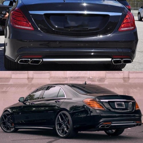 For Mercedes Benz AMG E S Class E63 S63 W212 W222 Exhaust Tail Pipe Muffler Tip - Picture 2 of 15