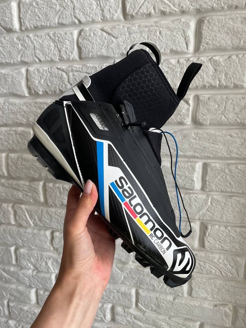 Scarponi da sci di fondo Salomon RC in carbonio taglia US 10 5