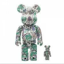 BE@RBRICK 400% & 100% Steven Harrington Coastline Medicom Toy w/Box Rare