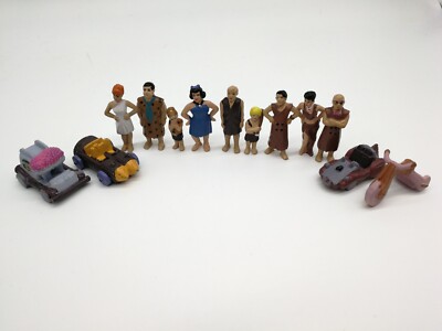 13x The Flintstones Familie Feuerstein Figuren Aus Ton Oder Stein