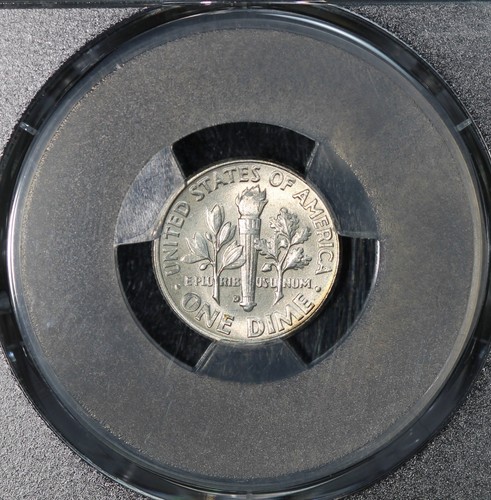 (4) PCGS Roosevelt Dimes - 1951-D, 1958-D, 1959 All MS-66 - 1959-D MS-65+FB - Picture 5 of 10