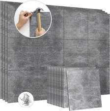 Mass Loaded Vinyl Soundproofing Pads, 0.71 Lbs/Sqft, 1 X 1 Feet(Per Piece) Sound