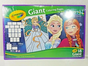 Sealed Crayola Giant Frozen Northern Lights Coloring Pages Disney 71662119935 Ebay