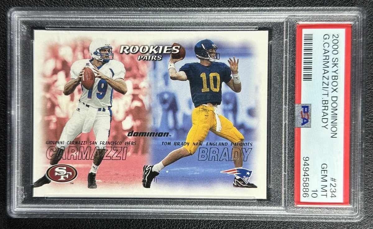 2000 Skybox Dominion Giovanni Carmazzi Tom Brady #234 for sale | eBay