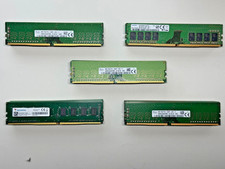 Lot of 50x Mixed 8GB (400GB Total) DDR4 2400 Desktop ram Major Brands TESTED