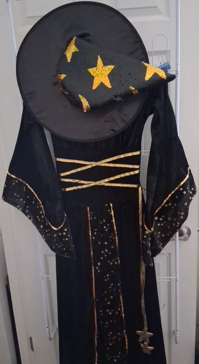 Costume Halloween Sorcière Groovy - Taille Large - Velours Côtelé - Californie