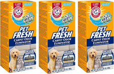 Pet Fresh Carpet Odor Eliminator plus Oxi Clean Dirt Fighters Pack of 3 , 48.9
