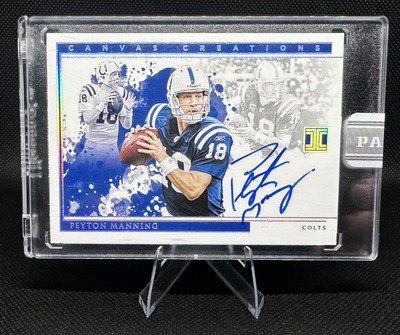 2020 Impeccable Peyton Manning Auto White Box 1/1 Ultra Rare CC-PM