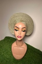 Auto Gele Ready Made Aso oke, African fabric 36