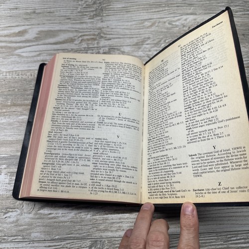 Holy Bible Bounded Black Leather KJV Words Of Christ In Red Nelson 162B 1984 - Bild 17 von 17