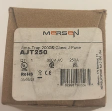 BRAND NEW Mersen Amp-Trap 2000 AJT250 250A 600V Class J Fuse
