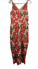 NWT Xscape Floral Embroidered Lace Midi Dress 4 Wedding Guest Garden Party