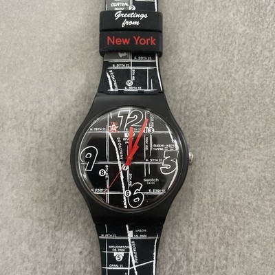 C@@L Swatch Greetings From New York 1535 Broadway Watch | eBay