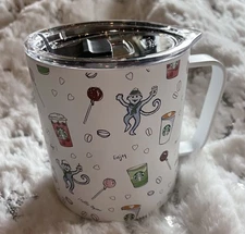 NEW Starbucks X Roller Rabbit MIIR 2025 Holiday Cup 12oz Stainless Travel Mug 🩵