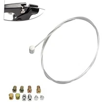  Motorcycle Throttle Cable Kit, 51" Flexible Cable Repair Kit, Emergency 