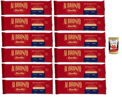 Barilla Al Bronzo Spaghetti N.305 12x500g Hartweizen al dente Bronze +Polpa