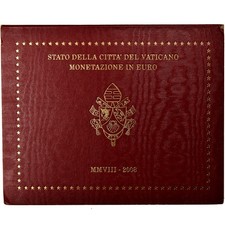 [#735623] Vatican, 1 Cent to 2 Euro, 2008, BU, MS