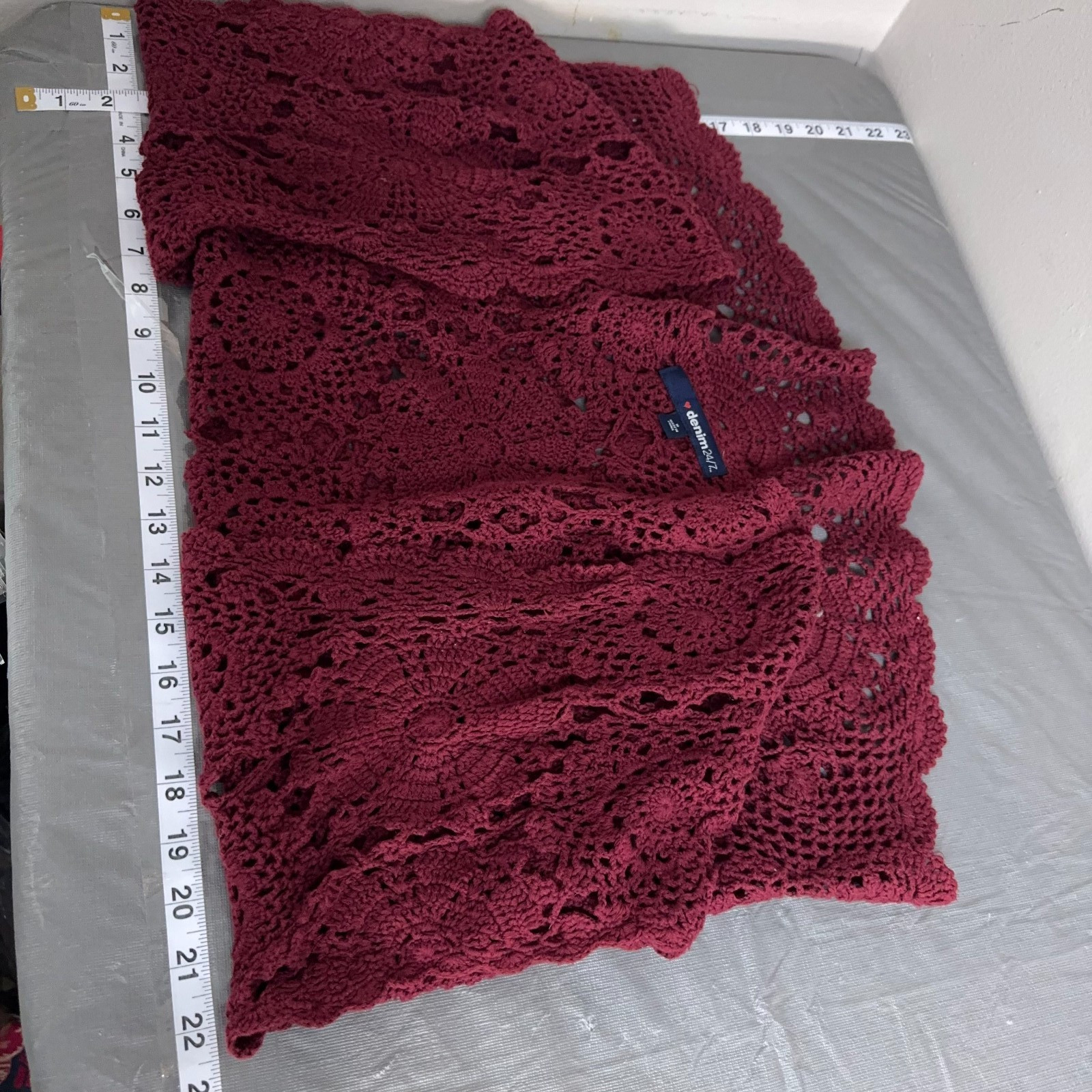 Denim247 Womens Whimsigoth Patchwork Crochet Open… - image 6