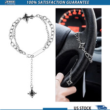 Car Mirror Hanging Charm Rearview Mirror Gothic Cross Accessory