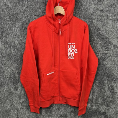 #ad #ad Hilti Fleece Sweatshirt Hoodie Workwear Small Unboxed 2025 Full Zip $29.97