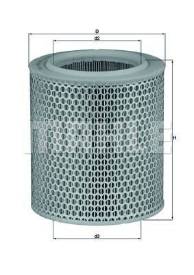 Mahle Knecht Luftfilter Passend FüR Fiat Ducato Citroen Jumper Peugeot Boxer J5-image