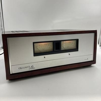 Pioneer Exclusive M4 Class A Power Amplifier Vintage Tested Working AS-IS
