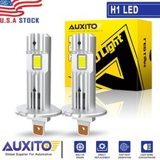 Auxito 2x H1 Led Headlight Bulbs Conversion Kit High Low Beam 6500k Super White Auxito 2x H1 Led Headlight Bulbs Conversion Kit High Low Beam 6500k Super White