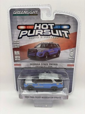 1:64 Greenlight 2016 Ford PI Utility Georgia State Patrol