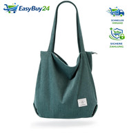 UmhäNgetasche Damen Groß Mit ReißVerschluss Shopper Tote Bag FüR Arbeit Alltag