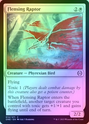 Flensing Raptor Foil (012) Phyrexia: All Will Be One ONE MTG Magic