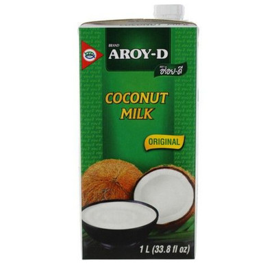 Aroy-D Original 12er Kokosmilch Kokosnussmilch Cocosmilch 1 x 1L 33.8fl oz