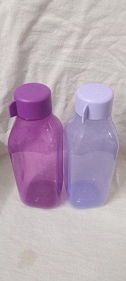 Tupperware Fliptop square Bottle Set of 2 Assorted Color