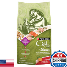 Purina Cat Chow Naturals Dry Cat Food, Chicken/Salmon, 4x 3.15lb, Vitamins 3.94 per pound