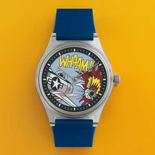 Roy Lichtenstein WHAAM! MET NYC Pop Art Wrist Watch Wristwatch