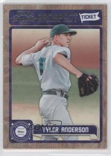 2011 Playoff Contenders Prospect Tickets Crystal Collection Tyler Anderson 0a1