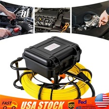 200ft/60m 9" Monitor Drain Sewer Camera Pipe Inspection Camera HD 1200TVL NEW