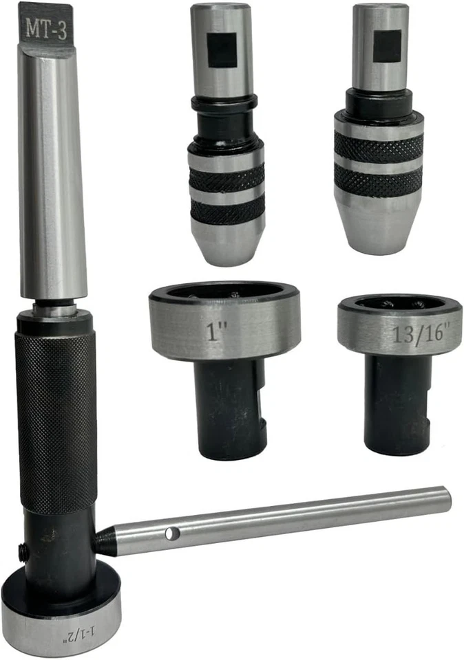 Насадка на резьбу и нарезку резьбы токарный станок хвостовой приклад держатель набор (MT3) - Изображение 2 из 4